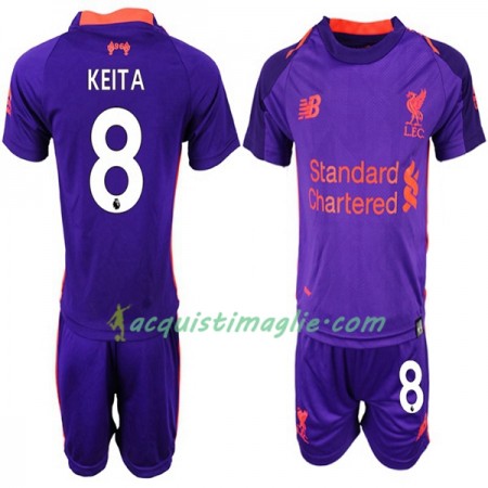 Divisa di Calcio Liverpool KEITA 8 Bambino Trasferta 2018/2019